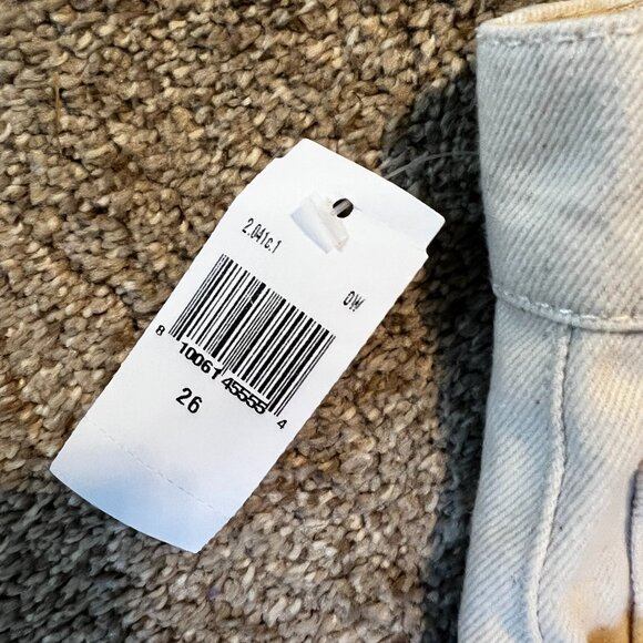 BNWT Triarchy Wide Leg Off-White Denim, Size 26 - Picture 4 of 10
